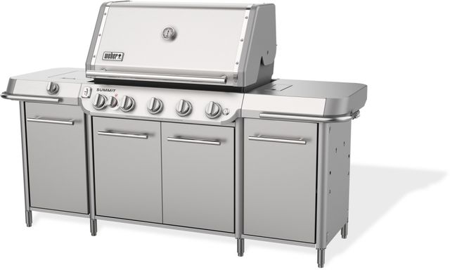 Weber® Summit® GC38 S 5-Burner Stainless Steel Freestanding Liquid Propane Grill-2