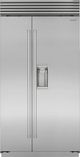 Sub-Zero® Classic Series 23.9 Cu. Ft. Stainless Steel Built In Side-by-Side Refrigerator-0