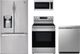 LG 4 Piece Kitchen Package-Stainless Steel-0