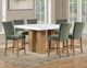 Steve Silver Co. Artemis 7-Piece Green/Tan/White Counter Height Dining Set-2