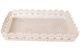 A & B Home Tessa Beige 16.5" Lace Tray-0
