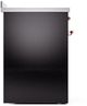 Ilve® Nostalgie II Series 30" Glossy Black Pro Style Induction Range-4