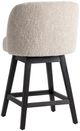 Classic Home Della Sandy Cream Swivel Counter Stool-3