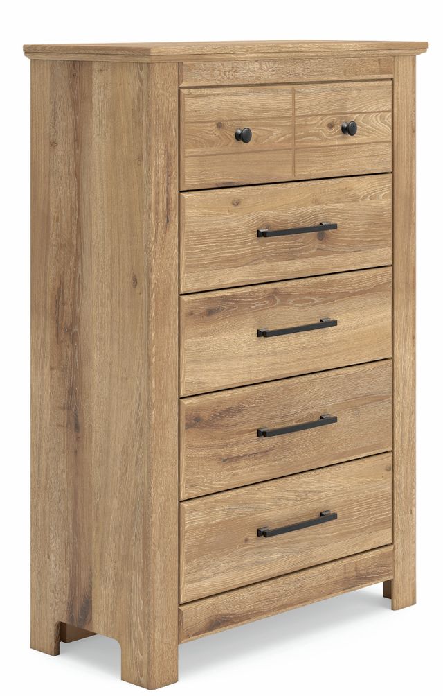 Signature Design by Ashley® Makidern Tan 5-Drawer Chest-0
