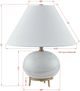 Forty West Essie White Table Lamp-1