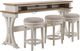 Liberty Furniture Farmhouse Reimagined 4-Piece Antique White/Chestnut Occasional Table Set-0