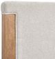 Magnussen Home® Westbourne Dark Umber/Milo Ivory King Upholstered Panel Bed-3