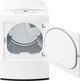 LG 7.3 Cu. Ft. White Front Load Electric Dryer-1