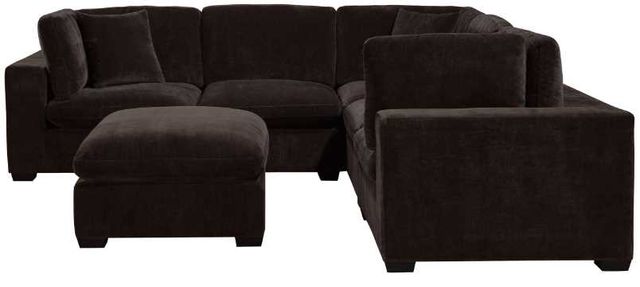 Coaster® Lakeview 6-Piece Dark Chocolate Upholstered Modular Sectional-2