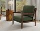 International Furniture Direct Milan Brown/Olive Arm Chair-1