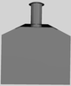 Vent-A-Hood® A Series 48" Gunsmoke Retro Style Wall Mounted Range Hood-4