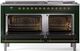 Ilve® Nostalgie II Series 60" Emerald Green Pro Style Dual Fuel Range-1