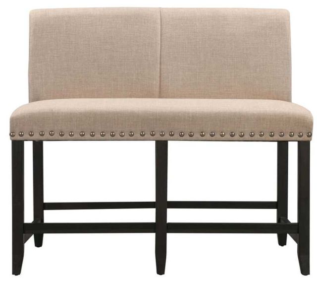 Modus Furniture Yosemite Beige/Black Counter Banquette-2