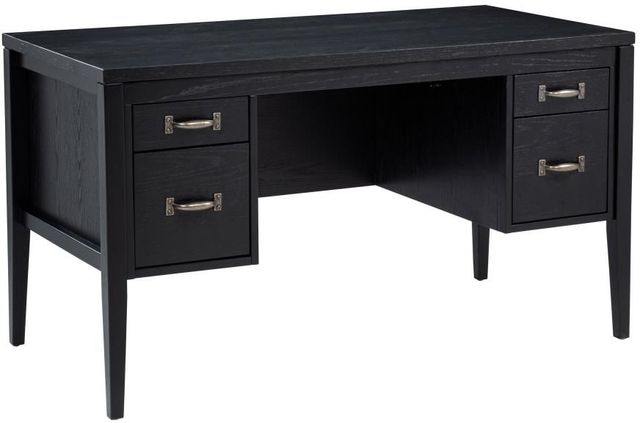 Coaster® Graham Black Double Pedestal Lift Top Computer Desk-0