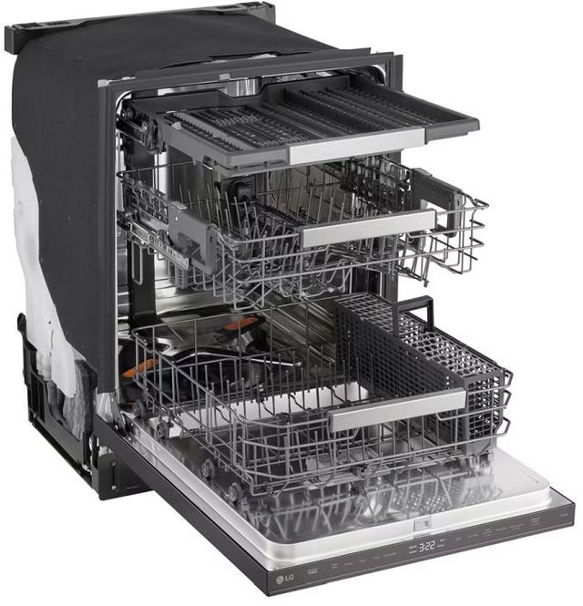 LG 24'' Fingerprint Resistant Black Stainless Steel Top Control Built-In Dishwasher with AutoVentDry™-2
