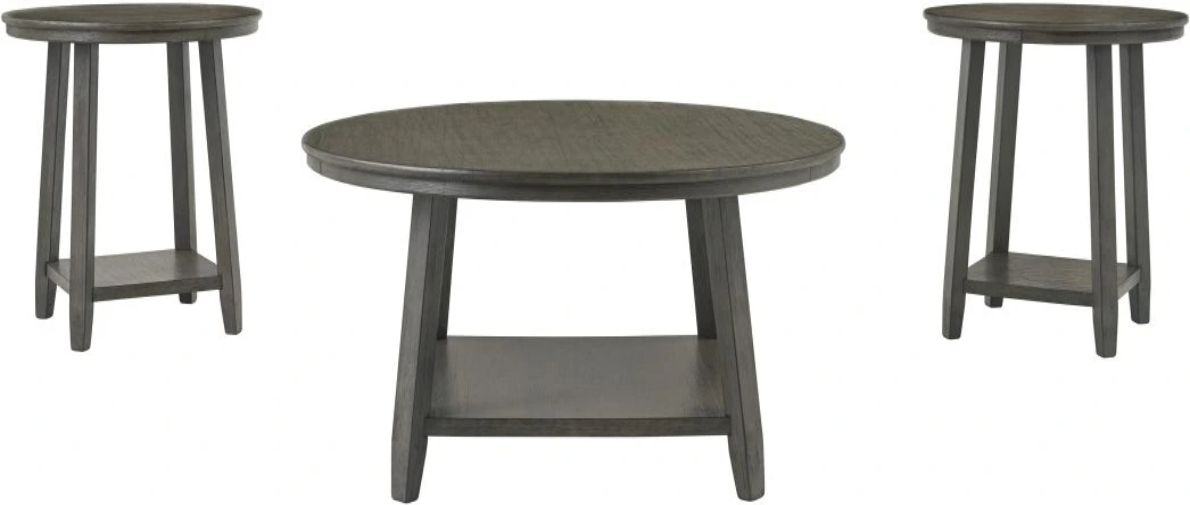 Signature Design by Ashley® Caitbrook 3-Piece Gray Occasional Table Set
