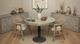 Nest Home Collections Sadie Antique Natural Dining Table with Iron Base-1