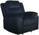 New Classic® Home Furnishings Willow Black Manual Glider Recliner-0