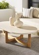 Vanguard® Furniture Bliss Honey Weave/Jet Ski Vanilla Outdoor Bench Seat Mid Sofa with Blanket-4