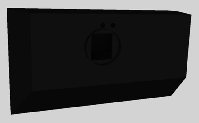 Vent-A-Hood® 36" Black Wall Mounted Liner Insert-1
