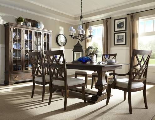 Legacy Classic Nashville 2-Piece Beige/Coffee Side Chair Set-1