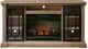Signature Design by Ashley® Wittenmyer Black/Natural 72" TV Stand with Electric Fireplace-2