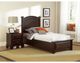 Vaughan-Bassett Hamilton Franklin Merlot Youth Twin Panel Footboard-4