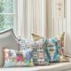 Laura Park Designs Indigo Girl 22” x 22” Toss Pillow-2