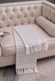 A & B Home White 50"x60" Decorative Throw Blanket-5