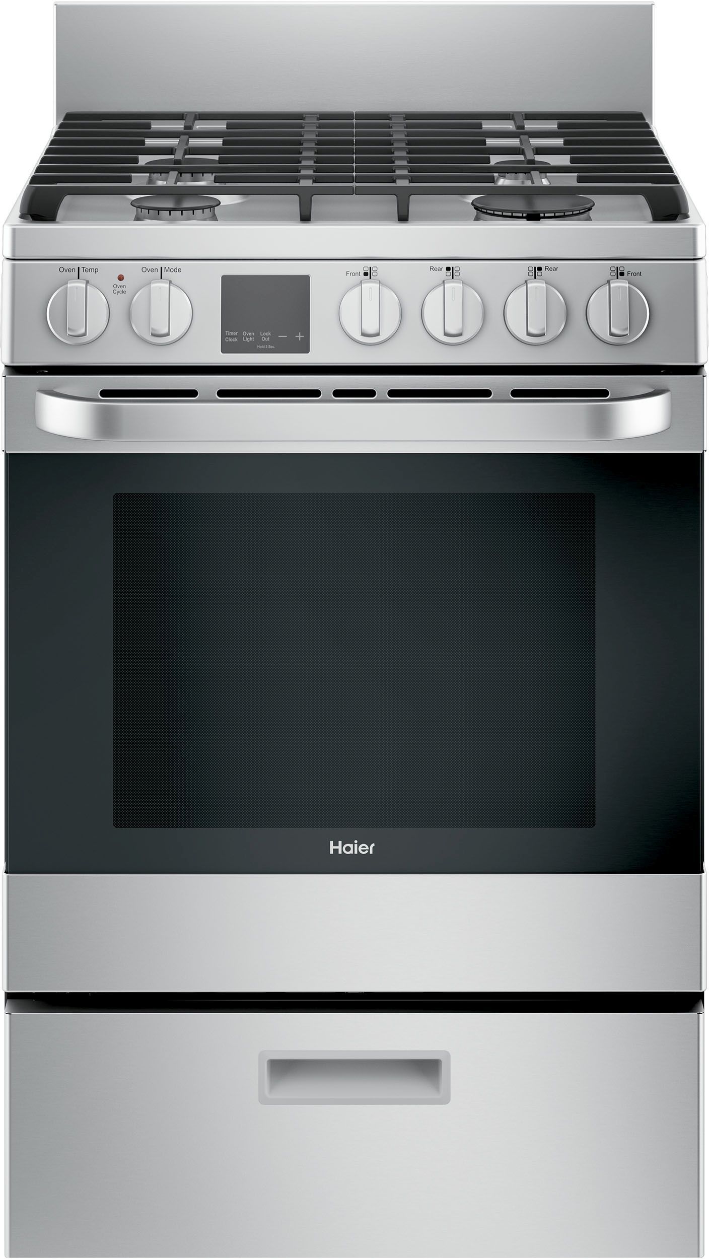 Haier 24" Stainless Steel Freestanding Gas Range