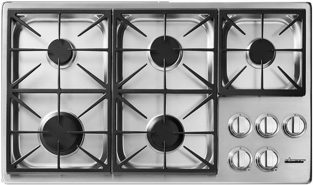 Dacor® Professional Style Collection 36" Stainless Steel Dual Fuel Natural Gas Natural Gas Cooktop-0