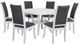 Coaster® Judd 7-Piece Dark Gray/Pearl White Dining Set-0