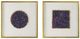 A & B Home Lillian 2-Piece Gold/Purple/White Wall Decor Set-1