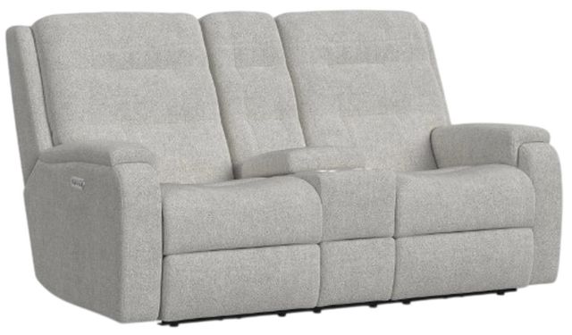 Flexsteel® Customizable Arlo Power Reclining Loveseat with Console and Power Headrests-0
