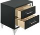 Coaster® Lucia Black Nightstand -4