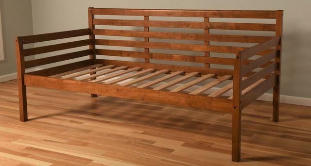 Kodiak Furniture Boho Linen Stone/Barbados Twin Daybed with Mattress-3