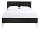Mazin Furniture Melina Black Full Upholstered Platform Bed-0