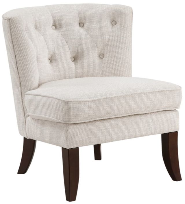 Homelegance® Melrose Beige/Espresso Accent Chair-0