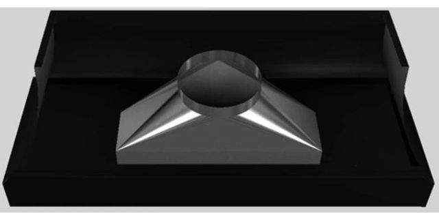 Vent-A-Hood® Designer Series 66" Black Wall Mounted Range Hood-2