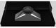 Vent-A-Hood® Designer Series 66" Black Wall Mounted Range Hood-2
