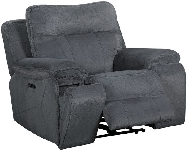 New Classic® Home Furnishings Teddy Gray Power Recliner-3