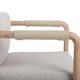 Classic Home Dawson Butterscotch Fabric/Wooden Outdoor Counter Stool-5