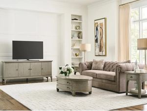American Drew Milan Avery Gray Tone End Table