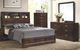 American Wholesale Furniture 3-Piece Walnut Queen Bedroom Set-0