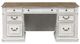 Liberty Furniture Magnolia Manor 5-Piece Antique White/Weathered Bark Desk Set-3