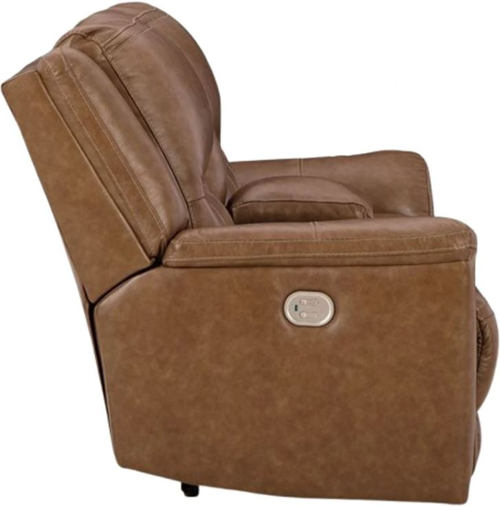 Signature Design By Ashley Trasimeno Power Reclining Loveseat - Thumbnail 5