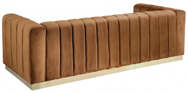 Meridian Furniture Marlon Saddle Velvet Sofa-2