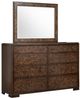 Magnussen Home® Rowan Espresso Brown Dresser and Mirror-0