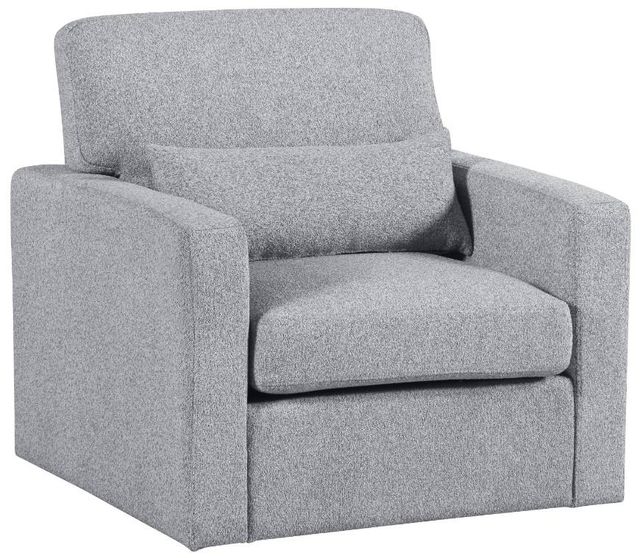 Homelegance® Pompano Gray Swivel Accent Chair-0
