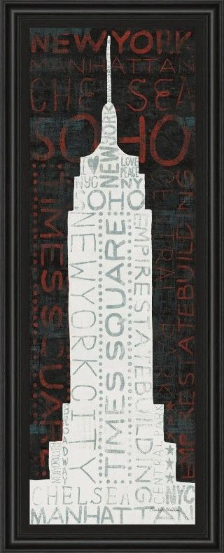 Classy Art Empire State Building by Micheal Mullan Wall Art-0